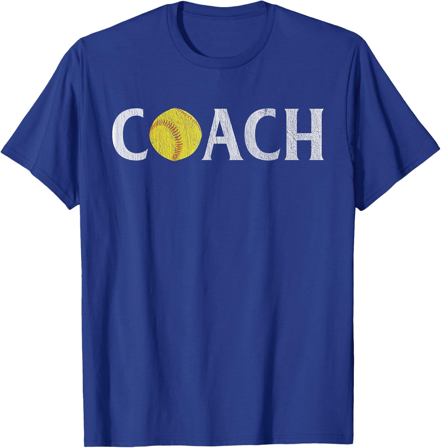 Softball Coach T-Shirt - T-Shirt | Royal
