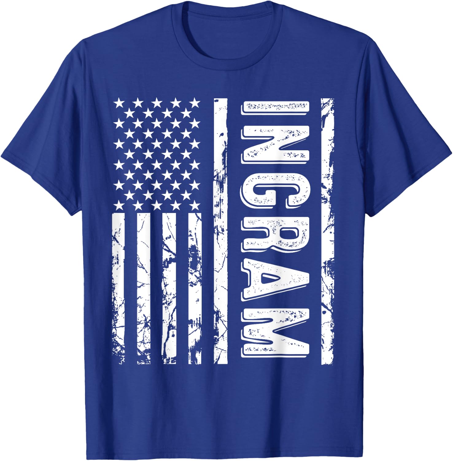 Ingram Last Name Funny Surname Team Ingram Family Reunion T-Shirt - T-Shirt | Royal