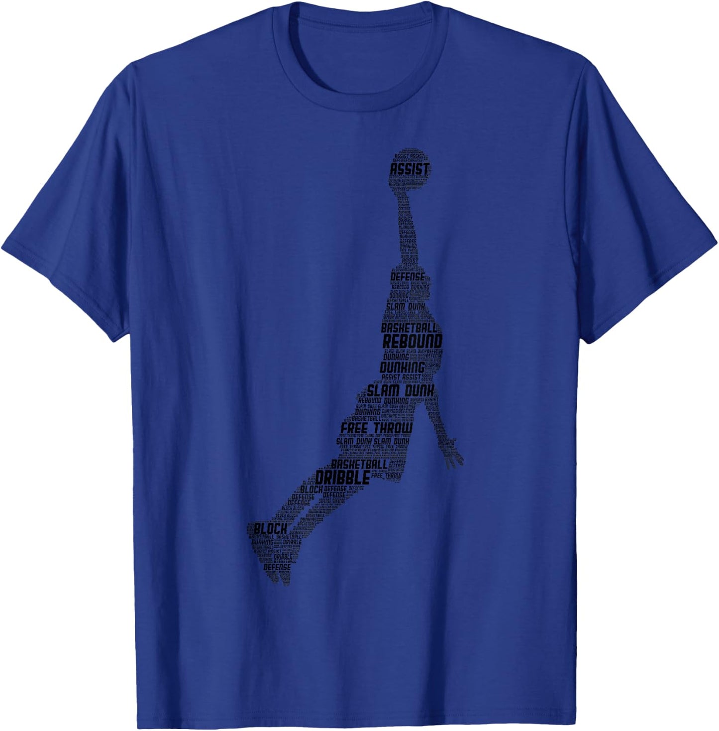 Basketball Basketball Boys Men Children T-Shirt - T-Shirt | Royal