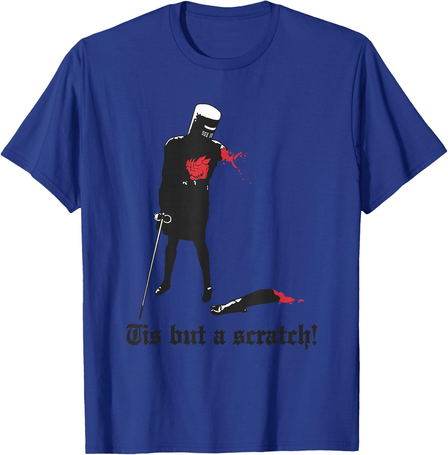 Tis But A Scratch! Apparel T-Shirt - T-Shirt | Royal