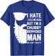I Hate Being Sexy But I'm A Chubby Bearded Man Can't Help It T-Shirt - T-Shirt | Royal