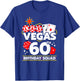 Las Vegas Birthday Party Gifts & Souvenirs - Vegas 60th Birthday Squad - Women's Black Small Modern Short Sleeve T-Shirt - T-Shirt | Royal