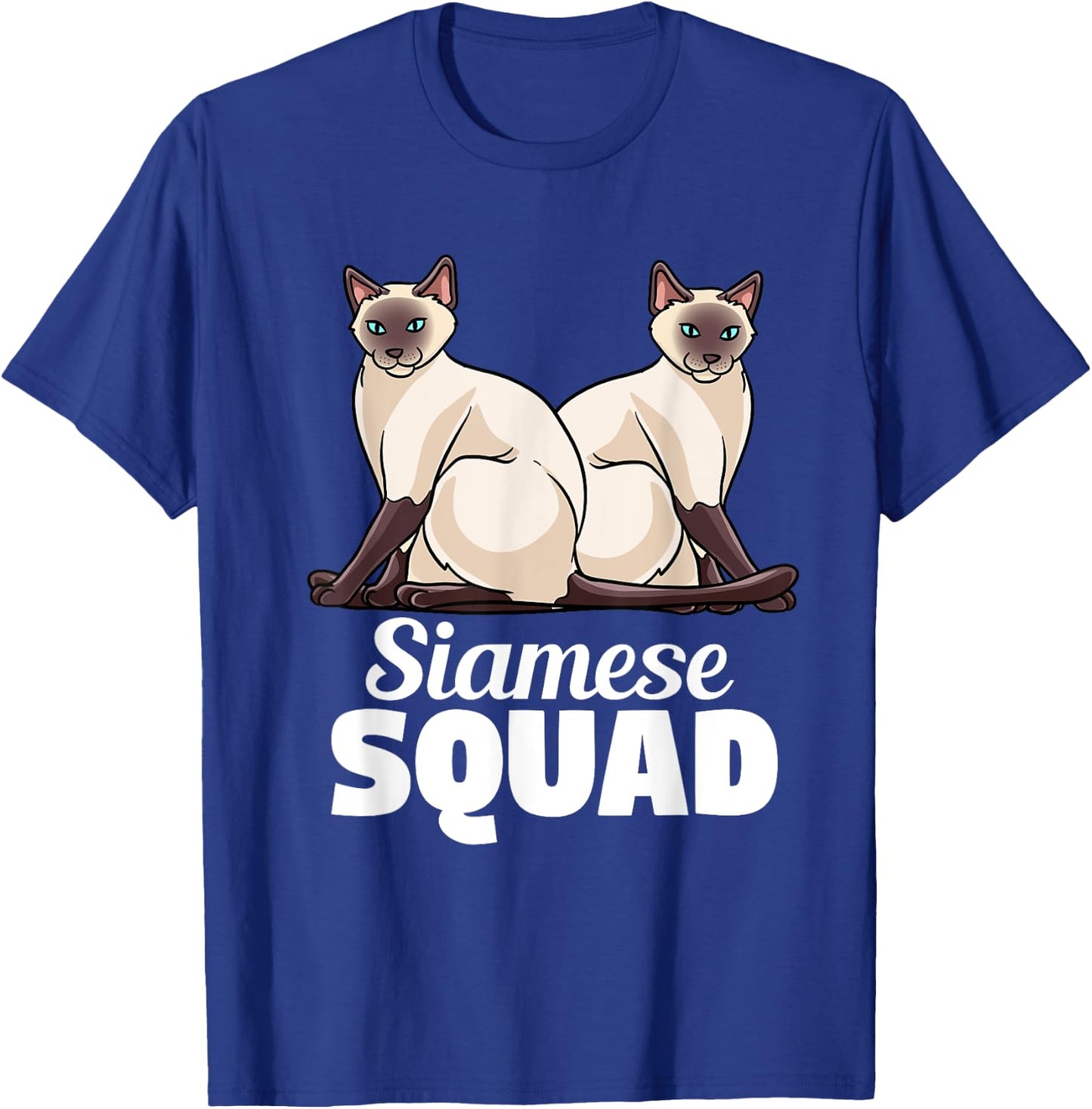 Siamese Cat Gift Men Kids - Love My Siamese Cat T-Shirt - T-Shirt | Royal