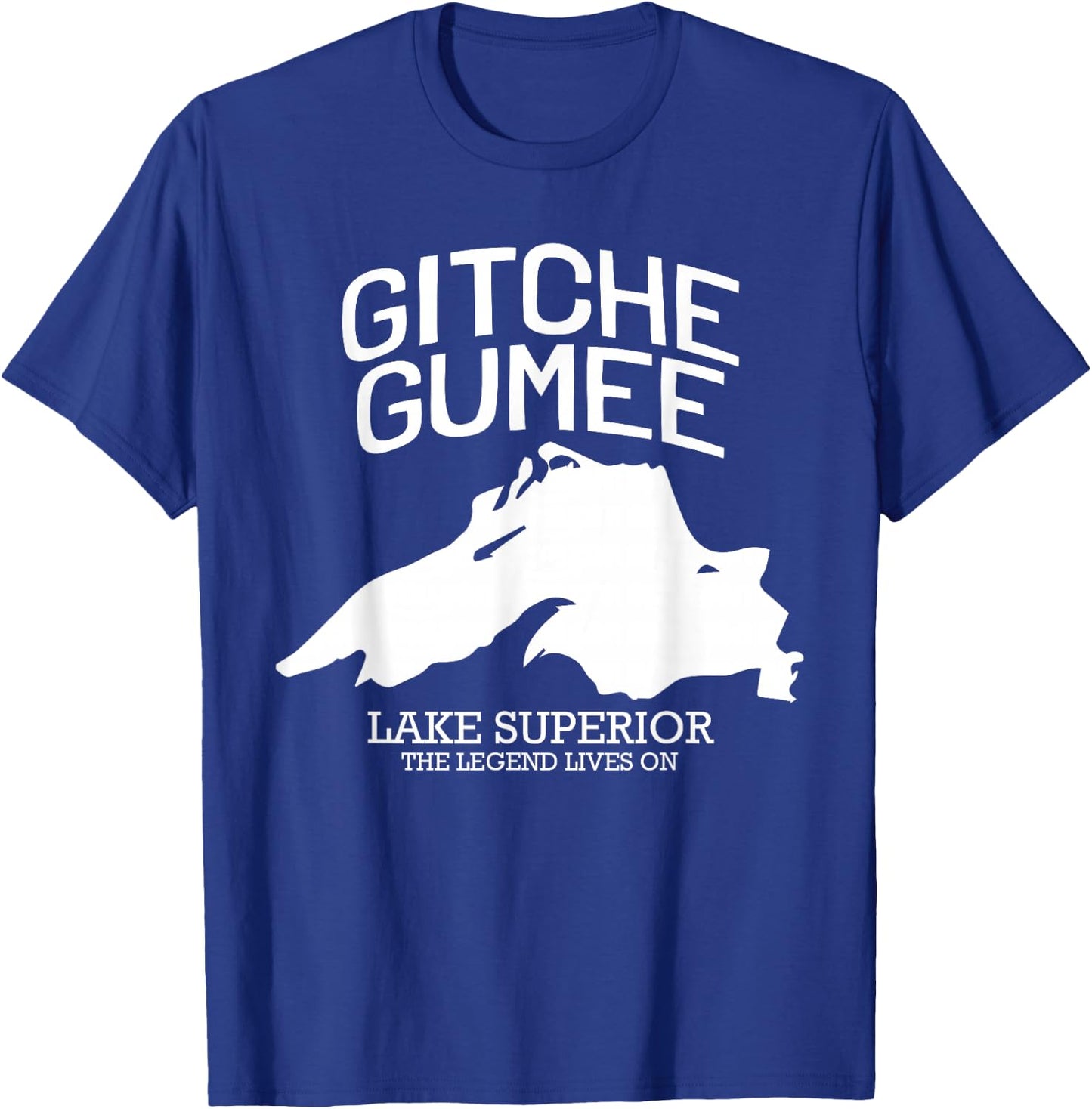 Superior, Great Lake, Gitche Gumee Apparel Lakes Gifts T-Shirt - T-Shirt | Royal
