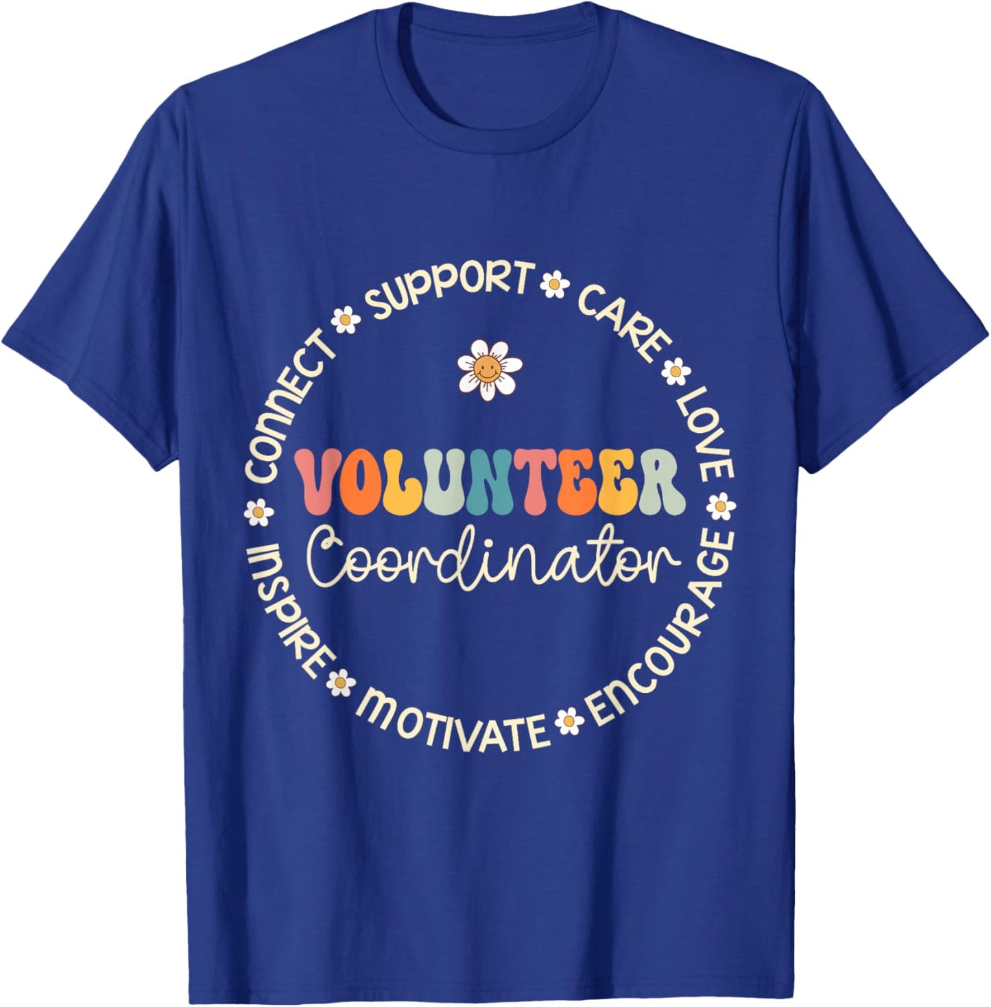Volunteer Coordinator Appreciation Week Back to School T-Shirt - T-Shirt | Royal