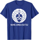 Wisteria Crest - Namu Amida Butsu - Design by Borgman T-Shirt - T-Shirt | Royal