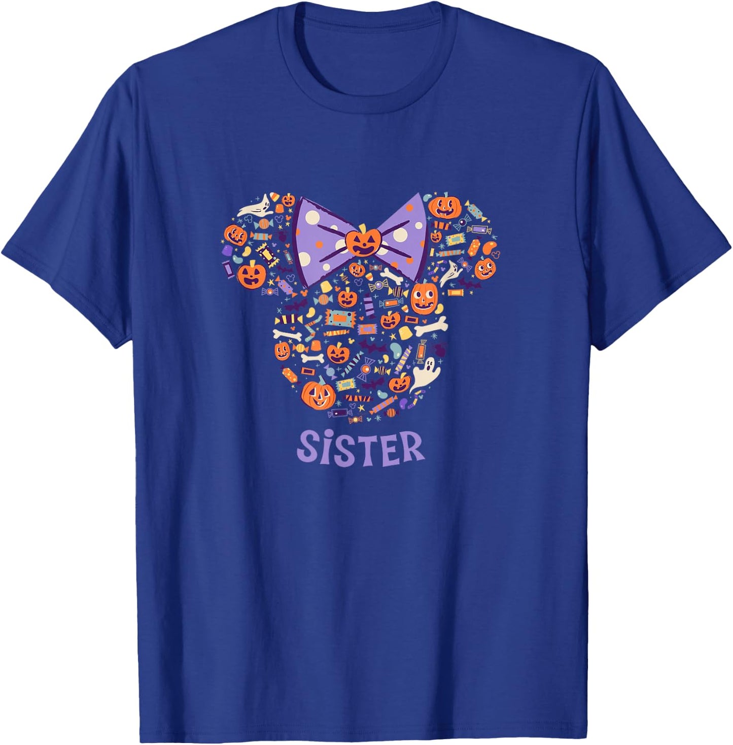Disney Minnie Mouse Icon Halloween Sister T-Shirt - T-Shirt | Royal