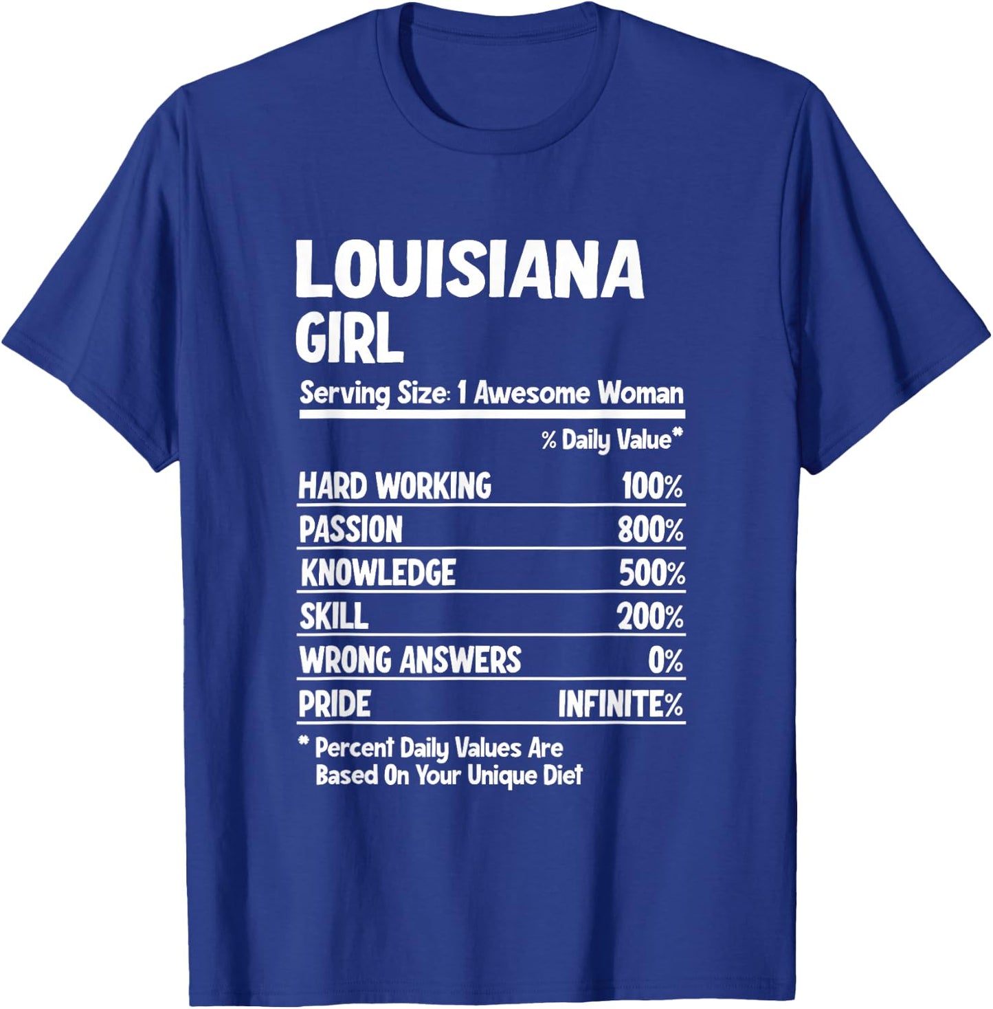 Louisiana Girl T-Shirt - T-Shirt | Royal