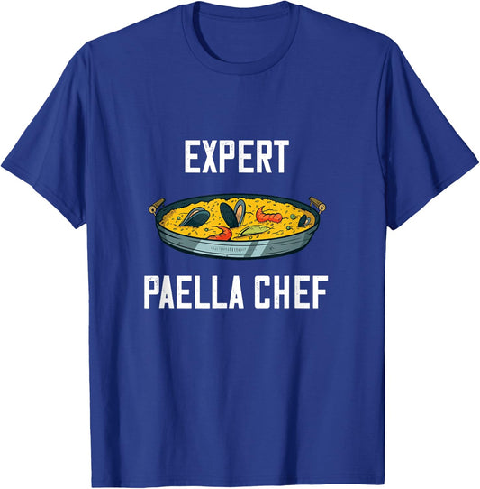 Expert Paella Chef Spanish Food Valencia Cuisine Cook Meal T-Shirt - T-Shirt | Royal