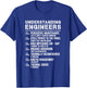 Explained Understanding Engineers Mechanical Engineering T-Shirt - T-Shirt | Royal