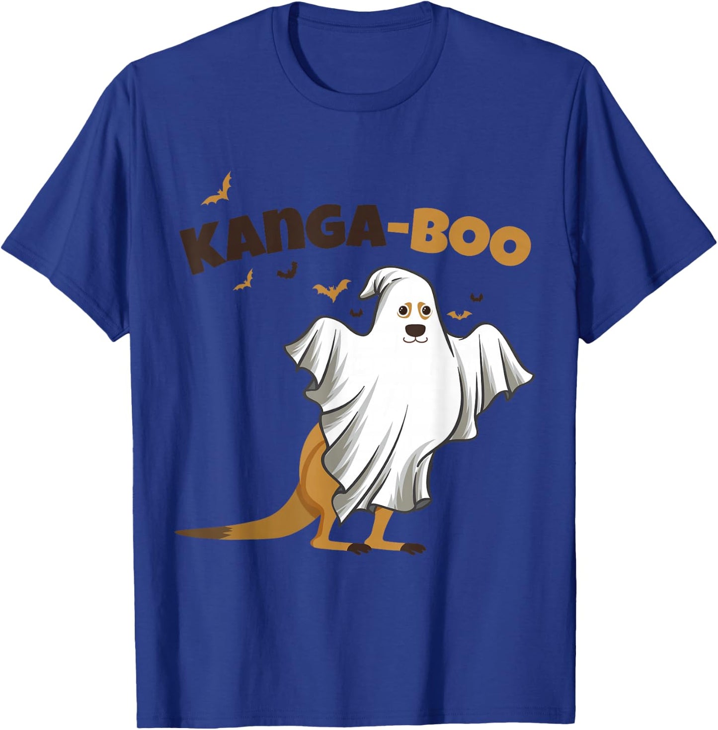 Kangaroo Lover Kanga boo animal Halloween kids Funny Ghost T-Shirt - T-Shirt | Royal