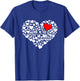 One in 100 CHD Warrior Congenital Heart Disease Awareness Small T-Shirt - T-Shirt | Royal