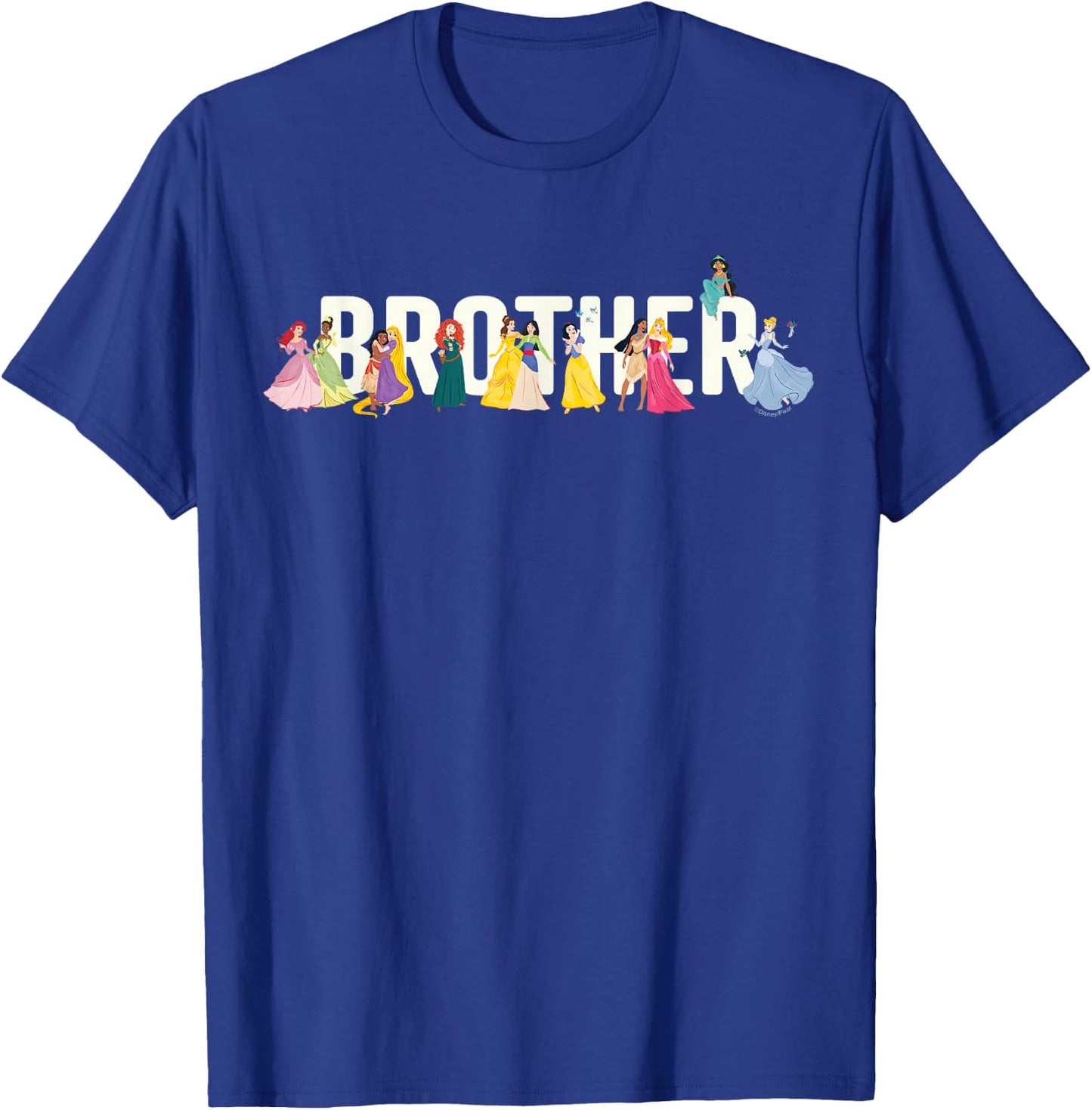 Disney Princess Squad Brother Family Trip Vacation Reunion T-Shirt - T-Shirt | Royal