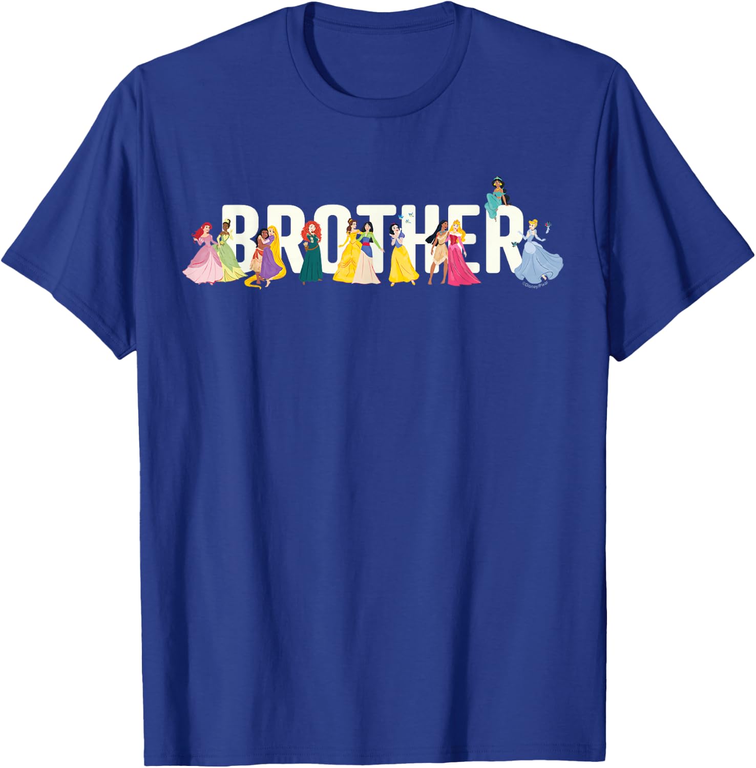 Disney Princess Squad Brother Family Trip Vacation Reunion T-Shirt - T-Shirt | Royal