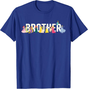 Disney Princess Squad Brother Family Trip Vacation Reunion T-Shirt - T-Shirt | Royal