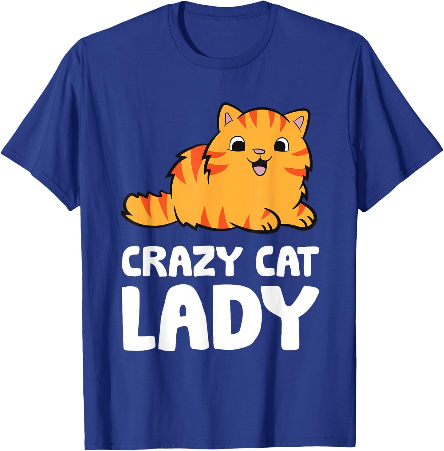 Crazy Cat Lady Pet Women Cat T-Shirt - T-Shirt | Royal