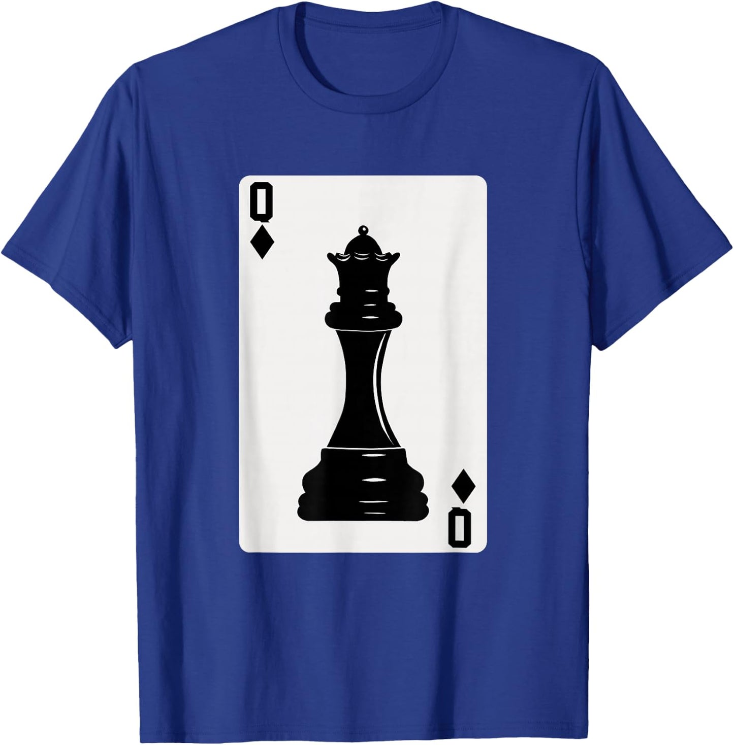 Chess Queen Playing Card T-Shirt - T-Shirt | Royal