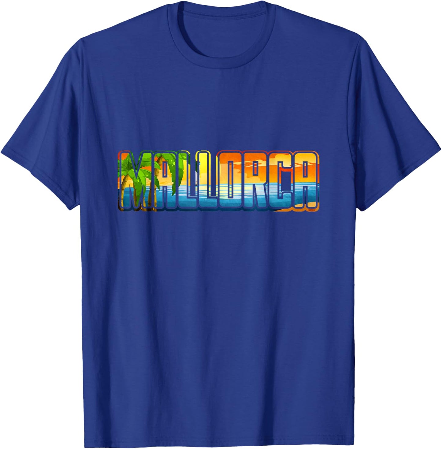 Mallorca Sunset Silhouette T-Shirt - T-Shirt | Royal