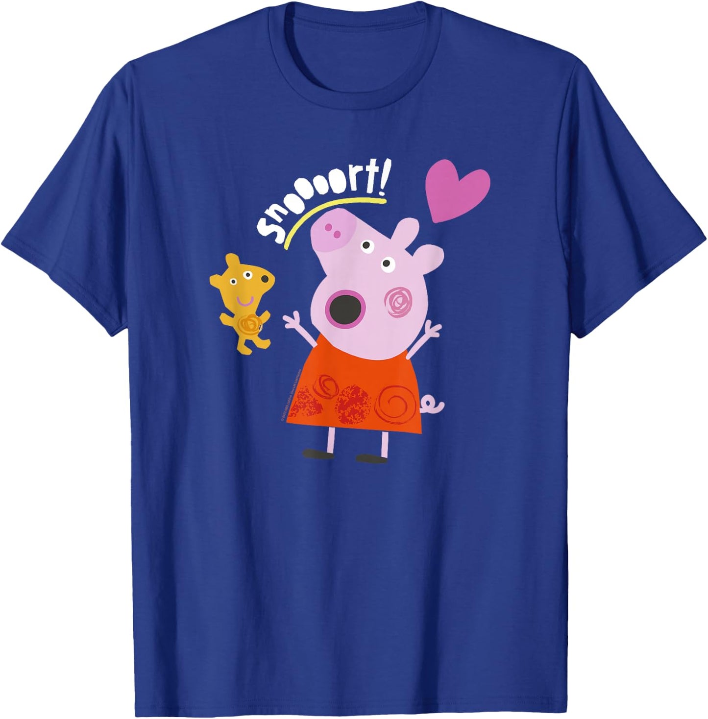 Peppa Pig Snoooort! Peppa & Teddy Having Fun T-Shirt - T-Shirt | Royal