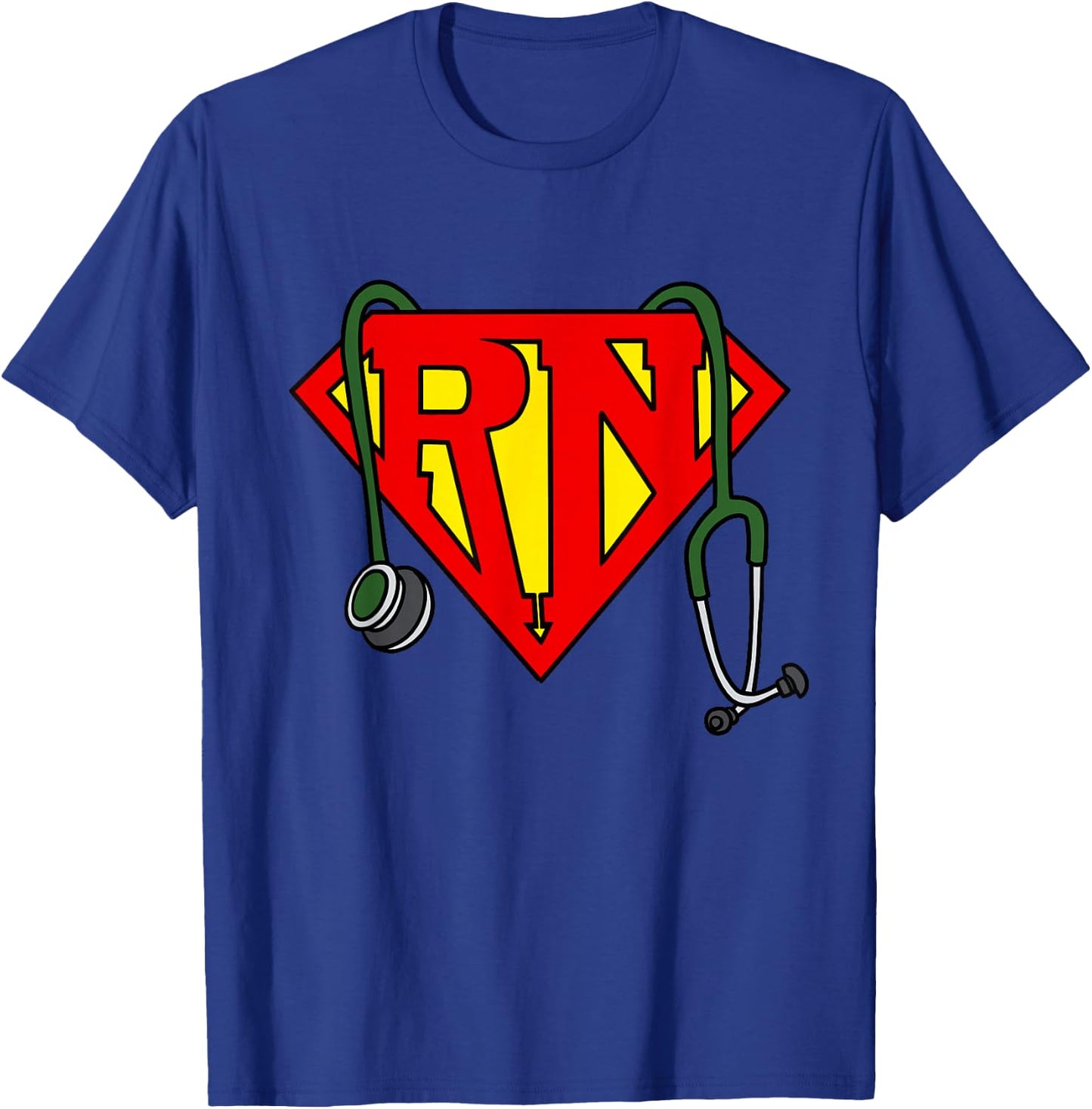Super nurse Funny Superhero Nurse T-Shirt - T-Shirt | Royal