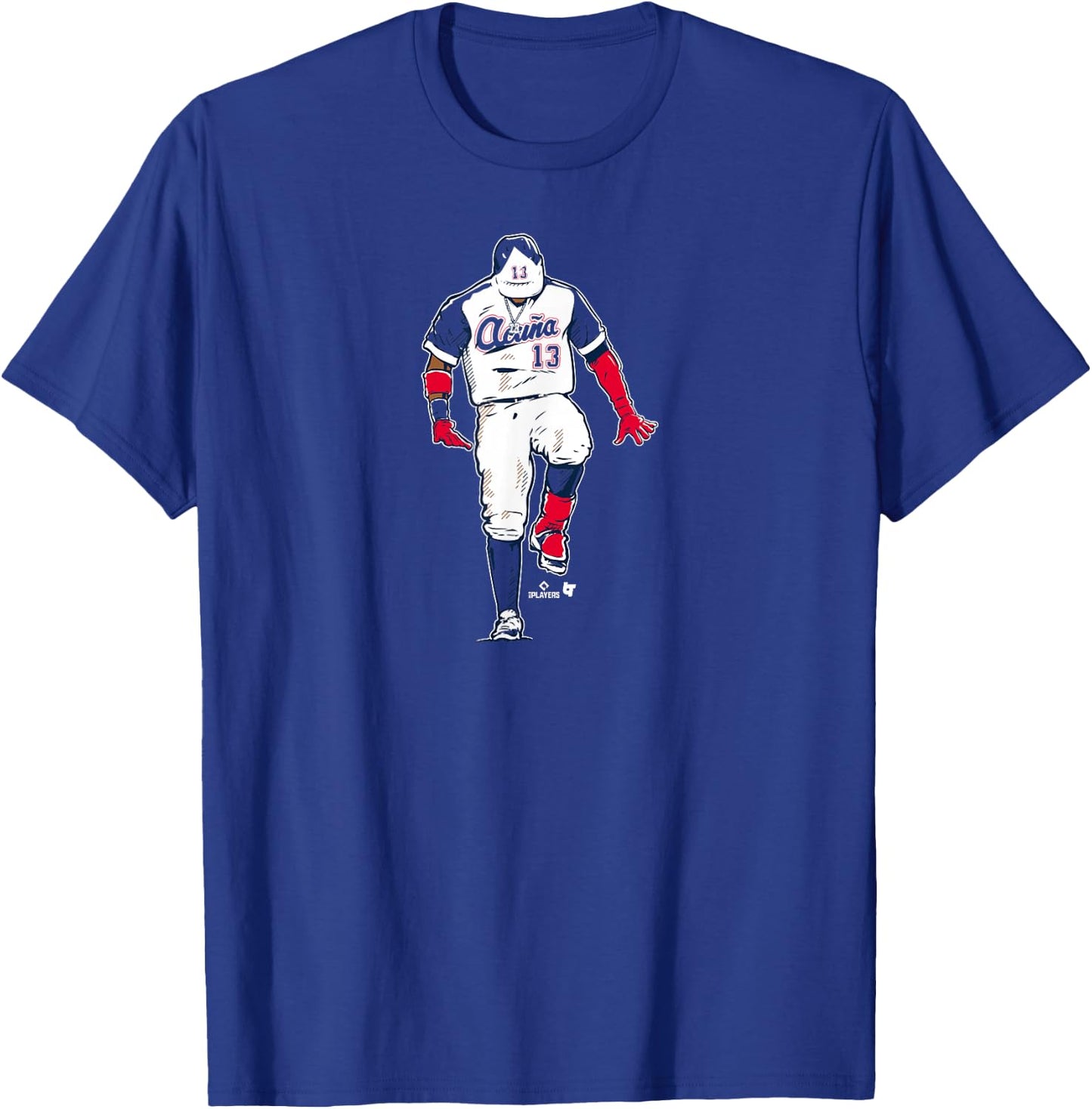Ronald Acuña Jr. - The Silencer - Atlanta Baseball T-Shirt - T-Shirt | Royal