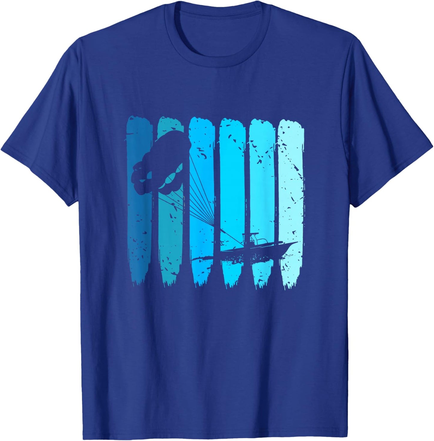 Retro Parasailing Parakiter Parakiting Parasail Parasailer T-Shirt - T-Shirt | Royal