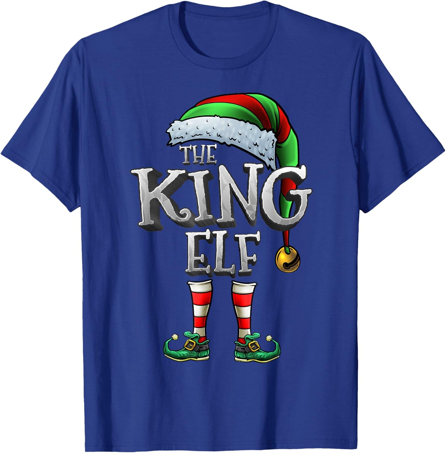 The King Elf Shirt Matching Family King Christmas Elf Men T-Shirt - T-Shirt | Royal
