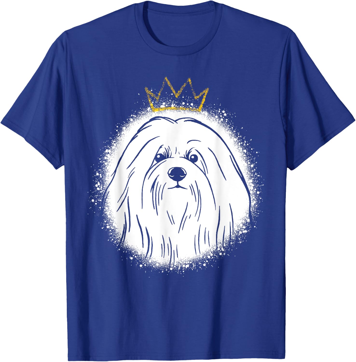 Coton de Tulear with Crown T-Shirt - T-Shirt | Royal