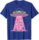 Kawaii Frogs UFO Aliens Frog T-Shirt - T-Shirt | Royal