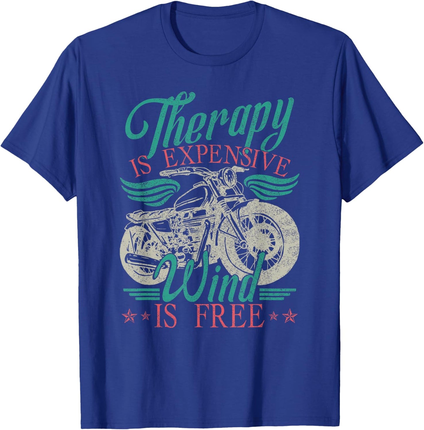 Women Motorcycle Rider T-Shirt - T-Shirt | Royal
