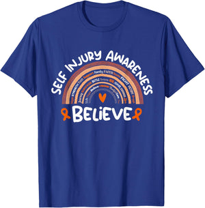 Self Injury Awareness Month Stuff | Self Injury Awareness T-Shirt - T-Shirt | Royal