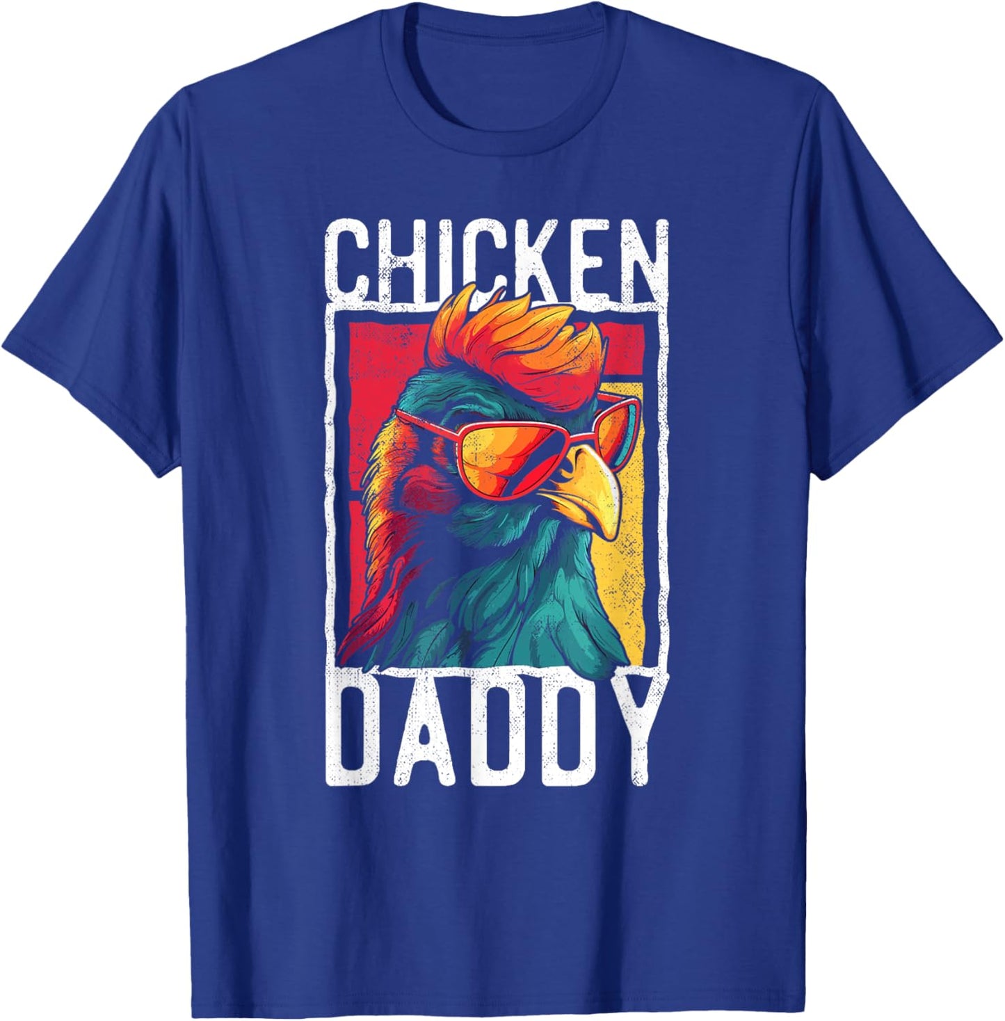 Lustige Hhner, Hahn & Landleben Designs Chicken Daddy - a Fun Design for Every Rooster in the Basket T-Shirt - T-Shirt | Royal