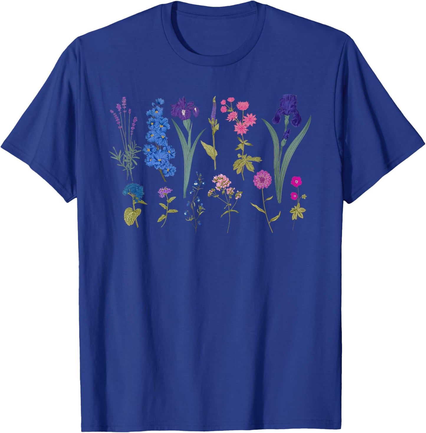 Subtle Bi Pride Bisexual Pride Bi Flag Wildflower T-Shirt - T-Shirt | Royal