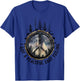 Hippie I Got An Easy Peaceful Feeling Forest Sky Peace Sign T-Shirt - T-Shirt | Royal