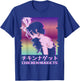 Chicken Nuggets Vaporwave Aesthetic Sad Smoking Anime Girl T-Shirt - T-Shirt | Royal