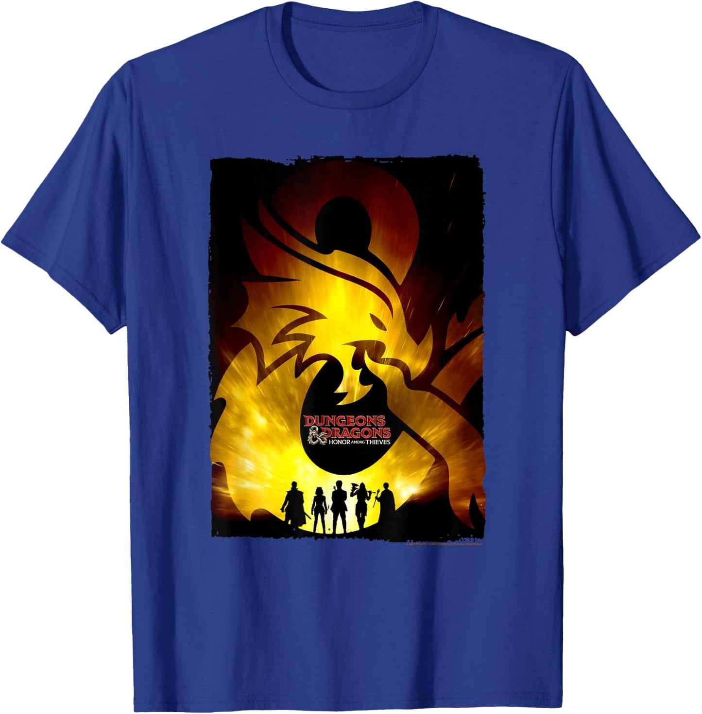 Dungeons & Dragons: Honor Among Thieves Party Silhouette T-Shirt - T-Shirt | Royal
