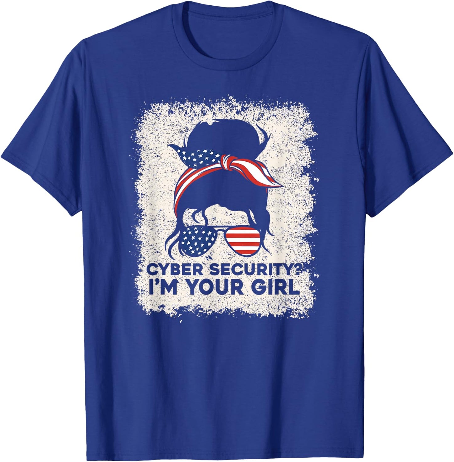 Cybersecurity Engineer Girl Cyber Security Consulting T-Shirt - T-Shirt | Royal