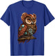 Steampunk Owl Steam Punk Owl Bird Vintage T-Shirt - T-Shirt | Royal