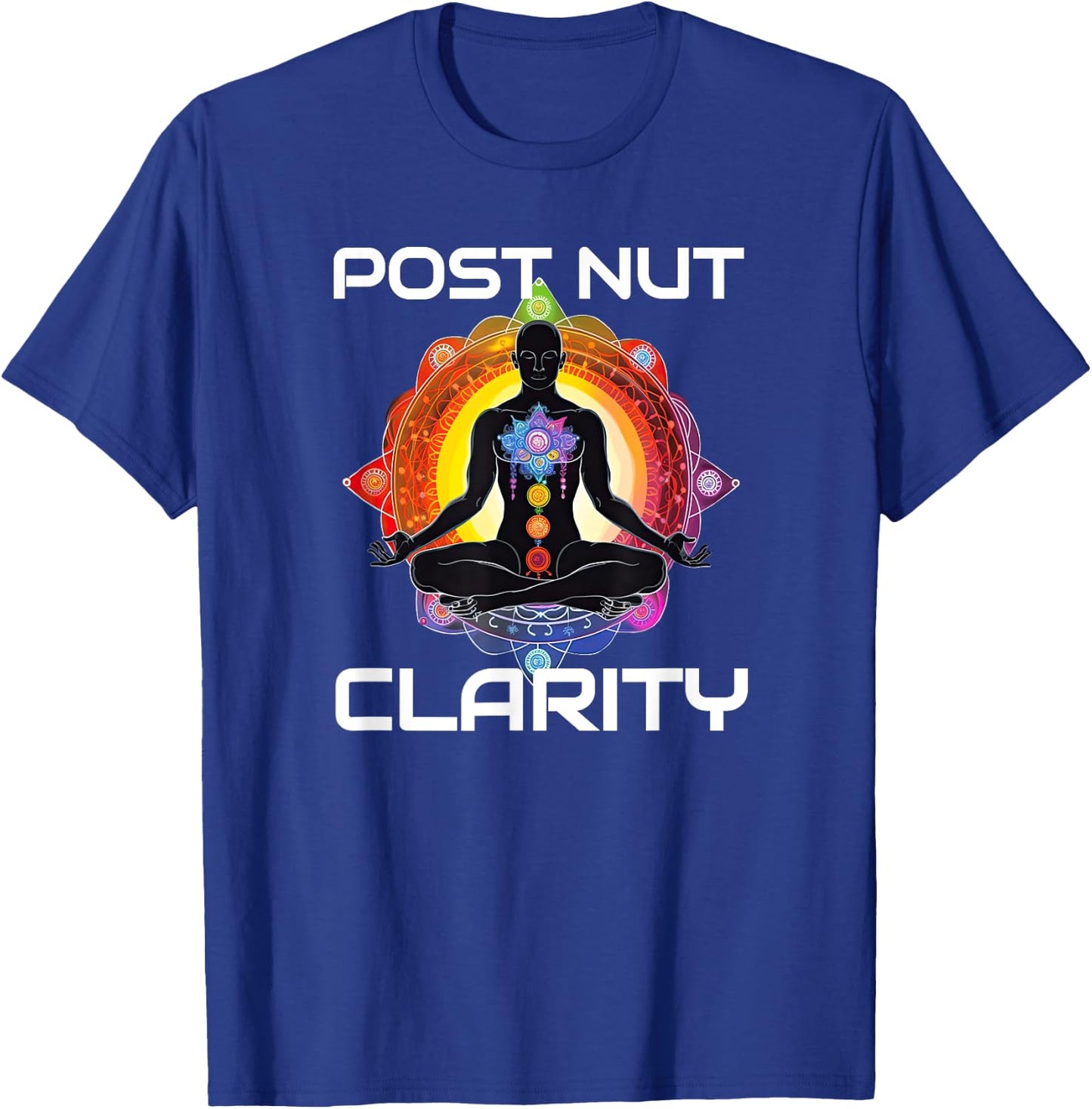 Funny Post Nut Clarity Meme Sarcastic Adult Humor T-Shirt - T-Shirt | Royal
