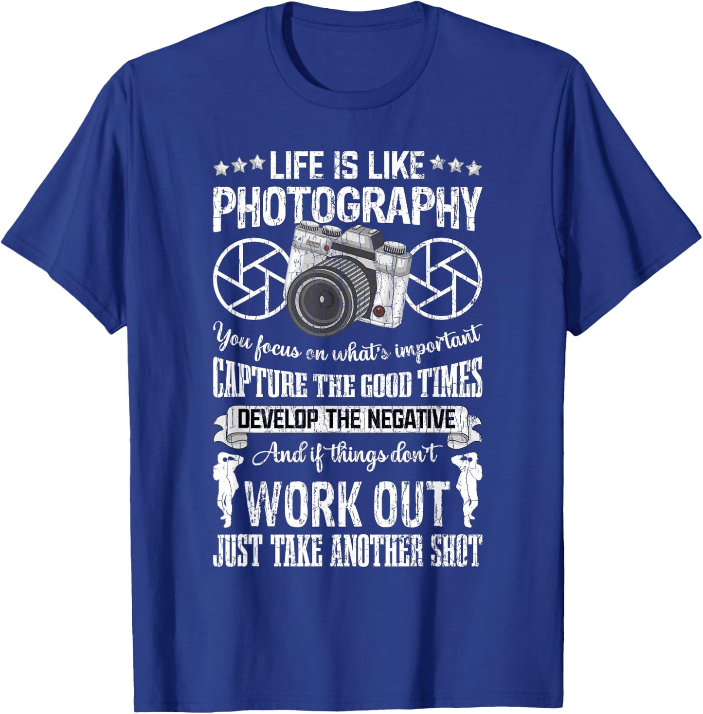 Das Leben ist wie Fotografie Funny Photographer Graphic T-Shirt - T-Shirt | Royal