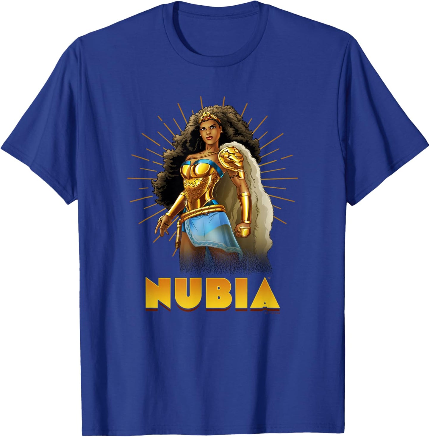 DC Comics Nubia Hero Pose Portrait T-Shirt - T-Shirt | Royal