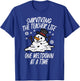 Christmas Surviving Teacher Life Meltdown Xmas Women Men T-Shirt - T-Shirt | Royal