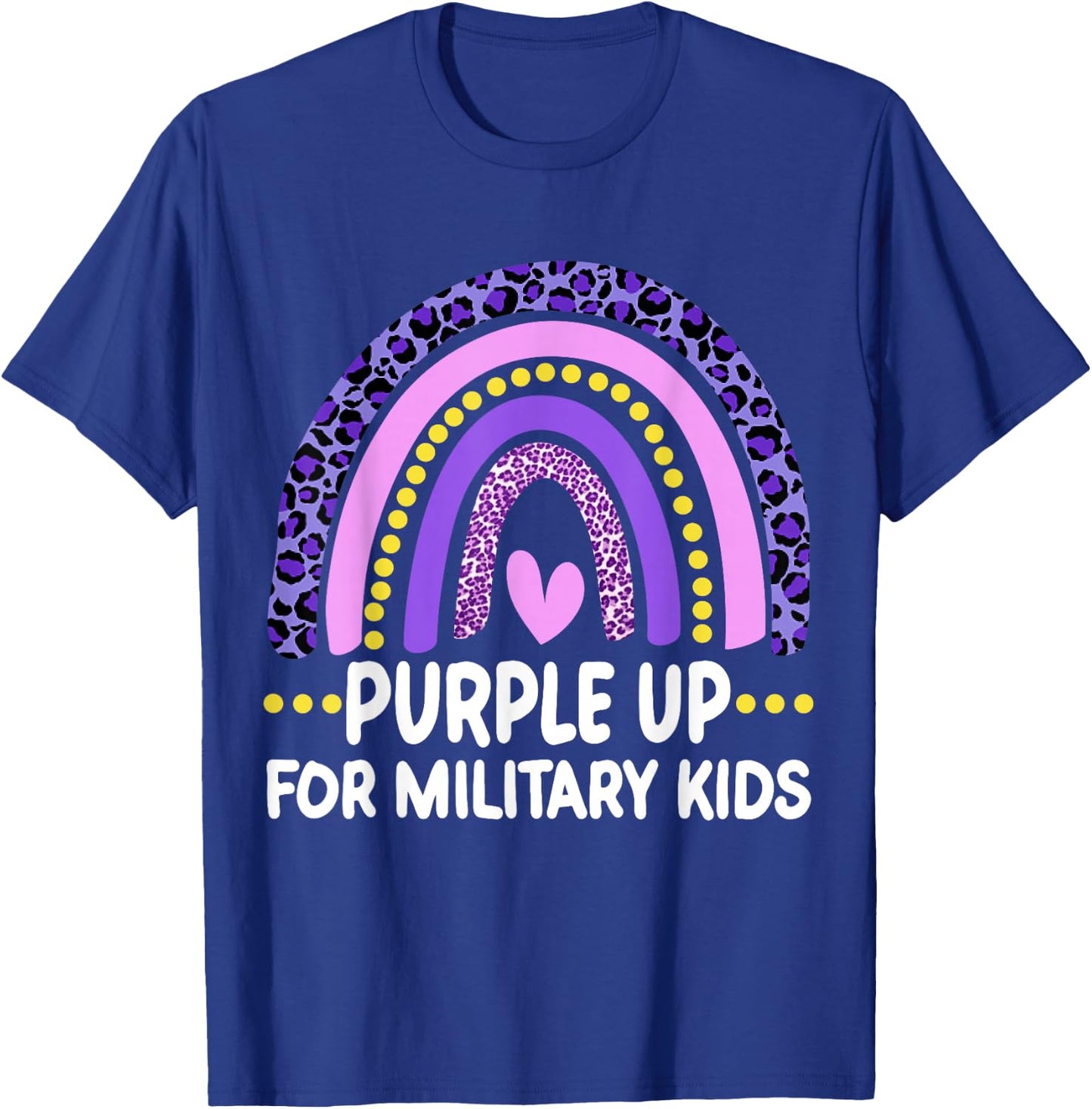 Purple Up for Military Kids Month of the Military Child T-Shirt - T-Shirt | Royal