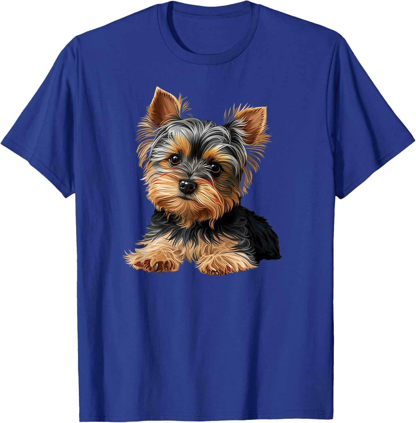 Funny Yorkshire Terrier Cute Puppy T-Shirt - T-Shirt | Royal