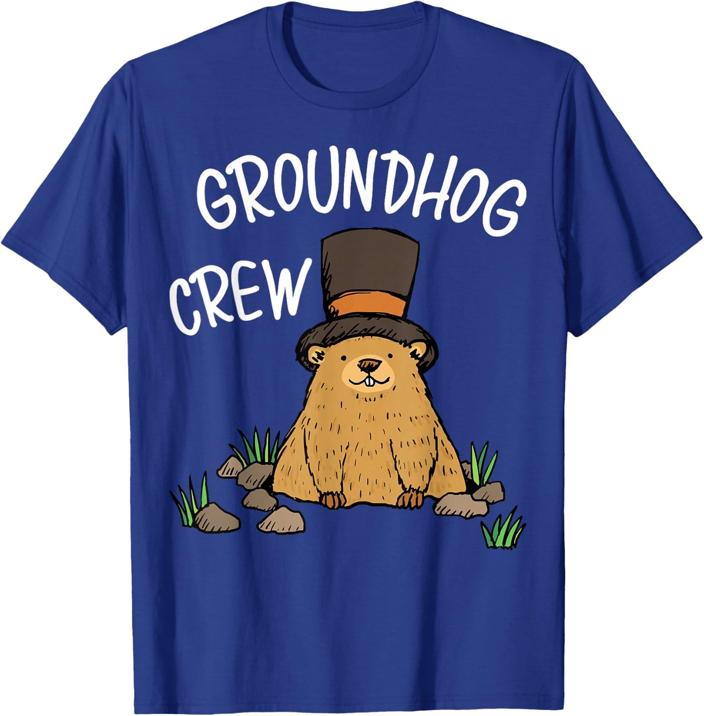 Funny Groundhog day Groundhog Crew for kids T-Shirt - T-Shirt | Royal