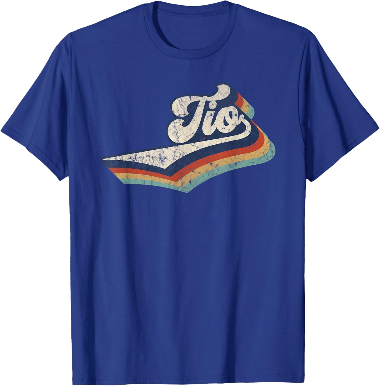 Retro Cute Tio Best Tio Ever Birthday Idea T-Shirt - T-Shirt | Royal