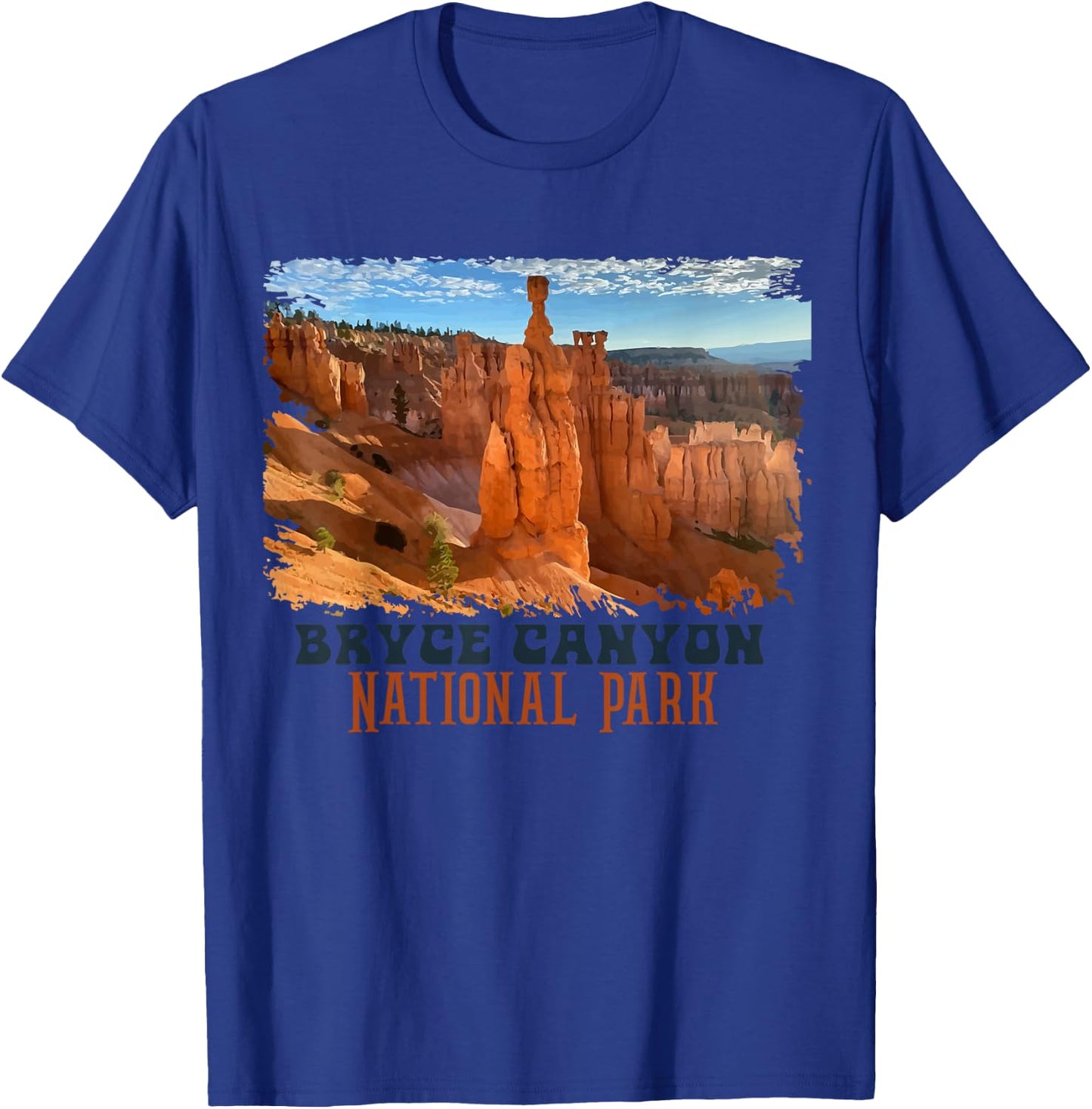 Bryce Canyon National Park Trail Explore Utah Camping Hiking T-Shirt - T-Shirt | Royal