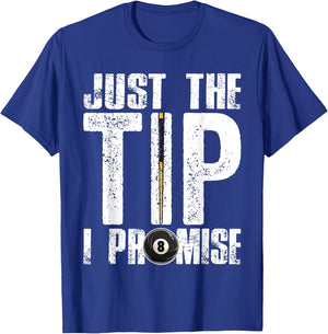 Funny Billiards Pool Cue Shirt Billiard Players Gift T-Shirt - T-Shirt | Royal