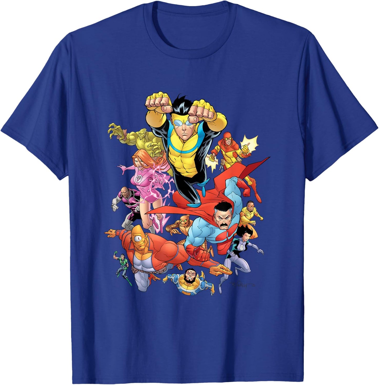 Invincible - Universe T-Shirt - T-Shirt | Royal