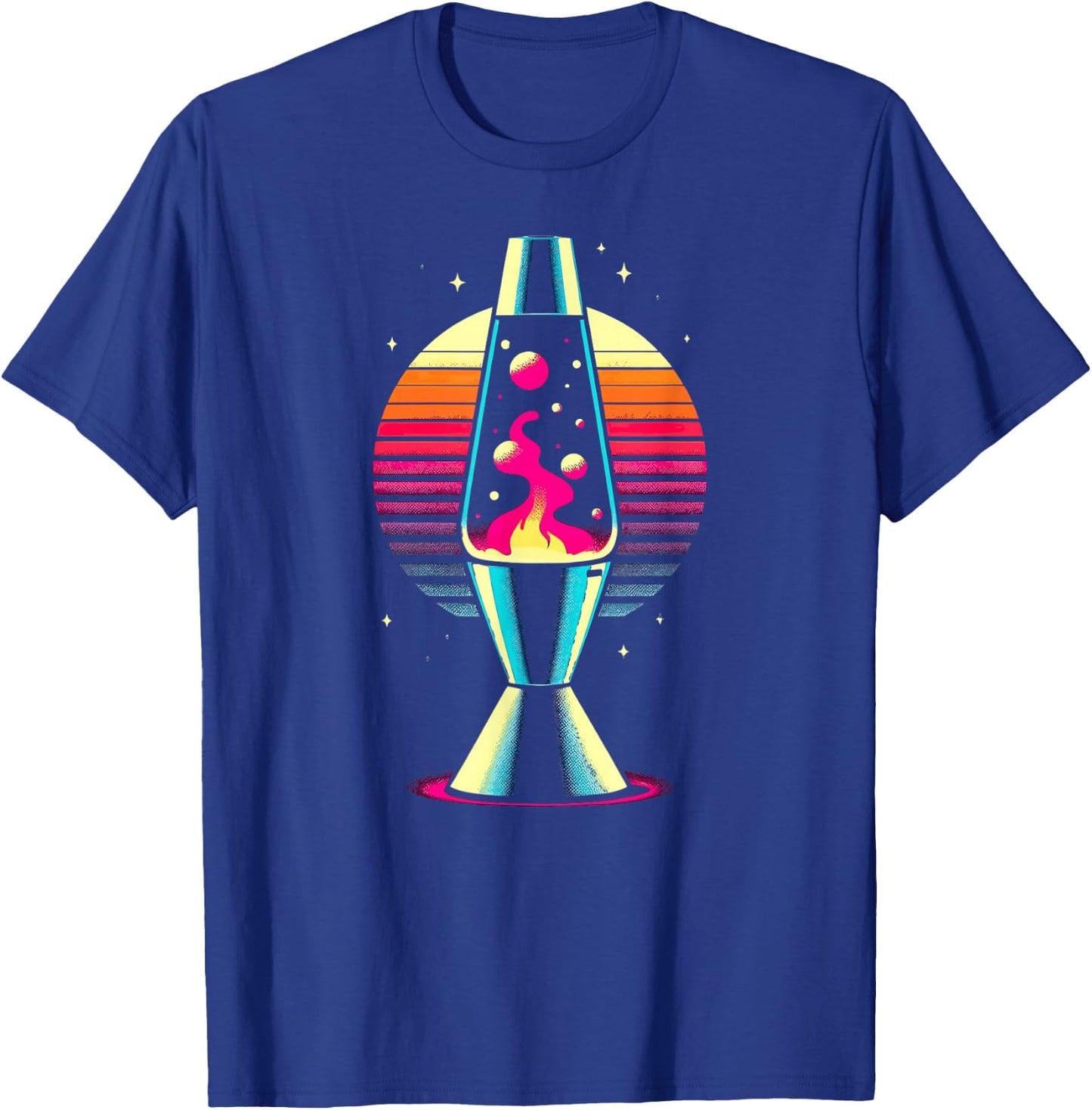 Lava Lamp Retro T-Shirt - T-Shirt | Royal